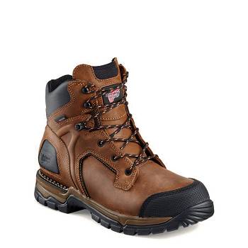 Red Wing FlexForce 6-inch Soft Toe - Hnede Nepremokave Topanky Panske, RW110SK